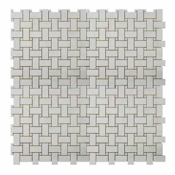 Snow White Marble Mosaic