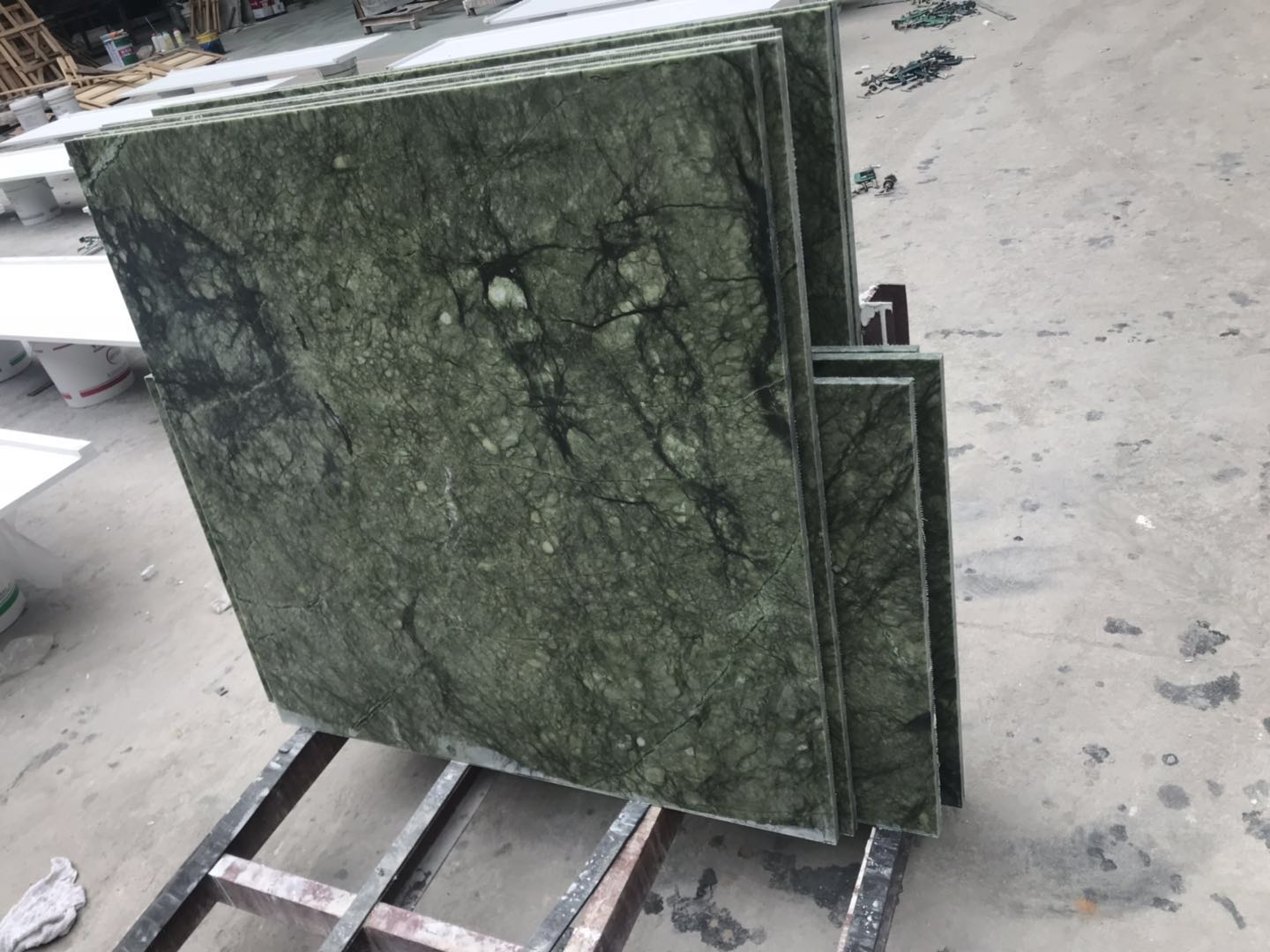 Ming Green Marble Tiles