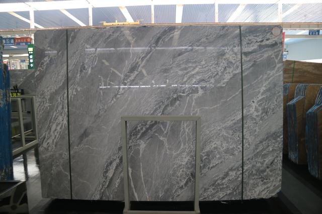 Alaska Grey Marble Slab Polished