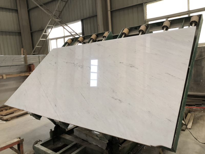 Mugla Sivec White Marble Slabs Polished