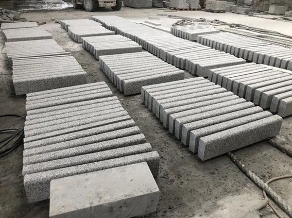 Hubei New G603 Bianco Sesame Granite Kerbstone